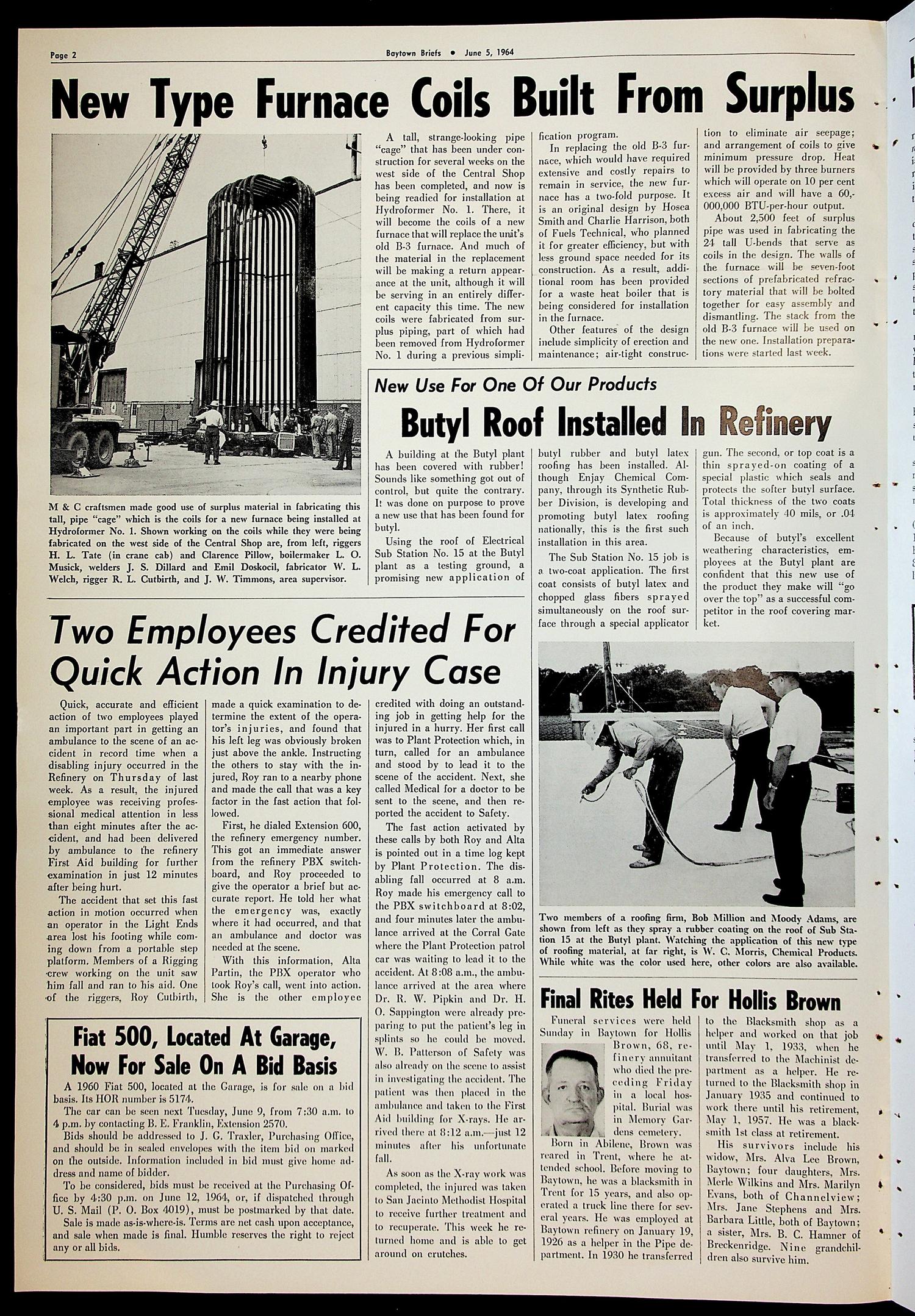 Baytown Briefs (Baytown, Tex.), Vol. 12, No. 23, Ed. 1 Friday, June 5, 1964
                                                
                                                    [Sequence #]: 2 of 4
                                                
