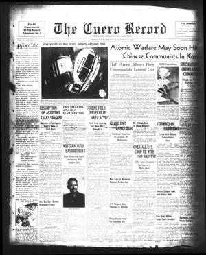 The Cuero Record (Cuero, Tex.), Vol. 57, No. 244, Ed. 1 Thursday, October 11, 1951