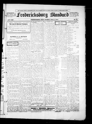 Fredericksburg Standard (Fredericksburg, Tex.), Vol. 12, No. 40, Ed. 1 Saturday, June 21, 1919