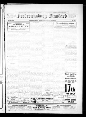 Fredericksburg Standard (Fredericksburg, Tex.), Vol. 13, No. 42, Ed. 1 Saturday, July 10, 1920