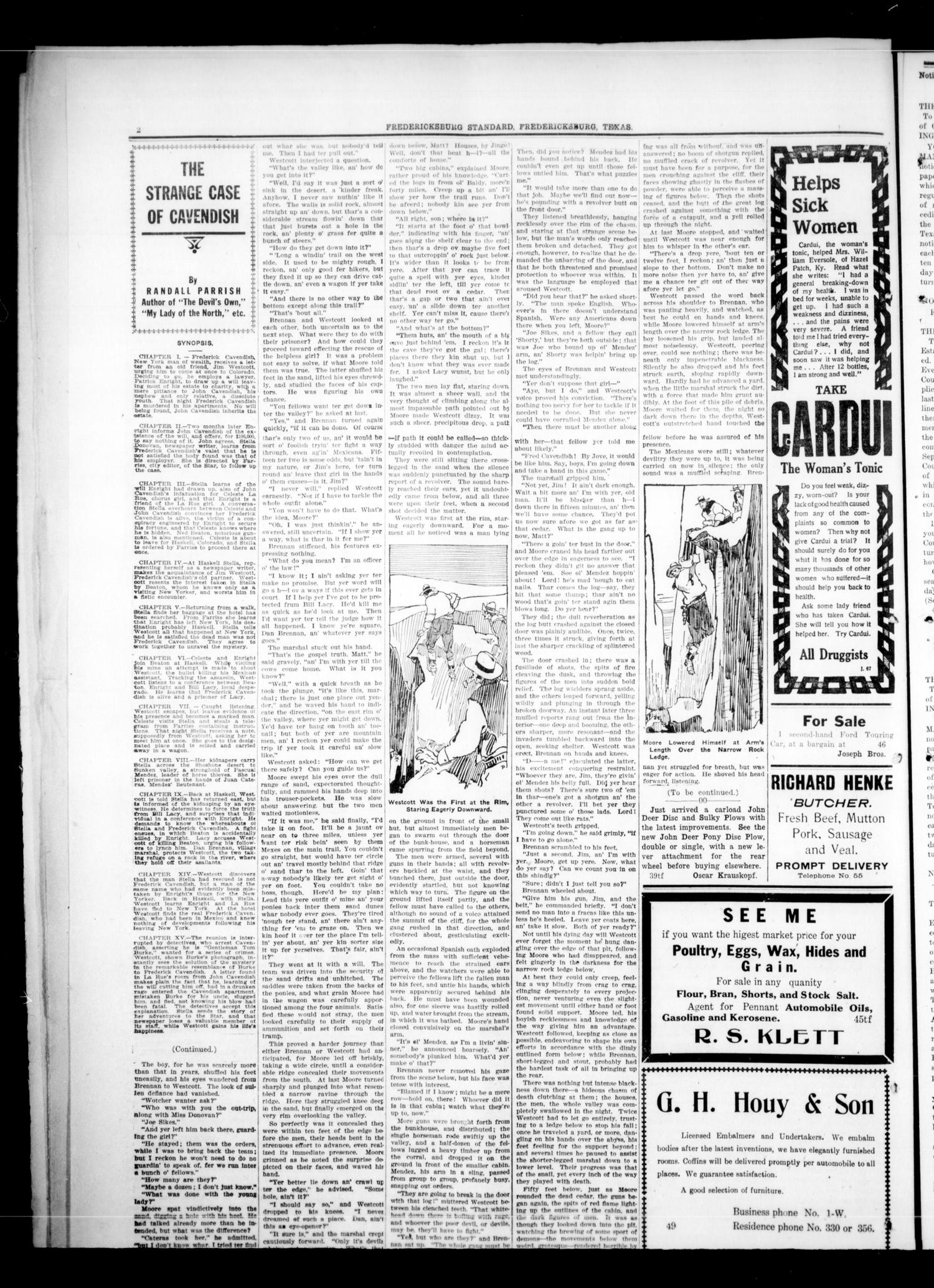 Fredericksburg Standard (Fredericksburg, Tex.), Vol. 13, No. 47, Ed. 1 Saturday, August 14, 1920
                                                
                                                    [Sequence #]: 2 of 10
                                                