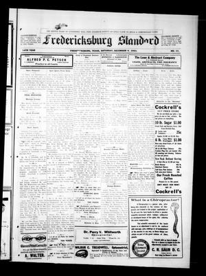 Primary view of object titled 'Fredericksburg Standard (Fredericksburg, Tex.), Vol. 14, No. 11, Ed. 1 Saturday, December 4, 1920'.