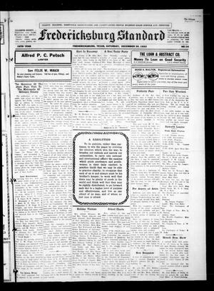 Primary view of object titled 'Fredericksburg Standard (Fredericksburg, Tex.), Vol. 16, No. 14, Ed. 1 Saturday, December 30, 1922'.