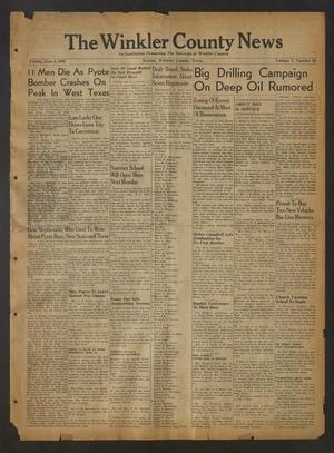 The Winkler County News (Kermit, Tex.), Vol. 7, No. 10, Ed. 1 Friday, June 4, 1943