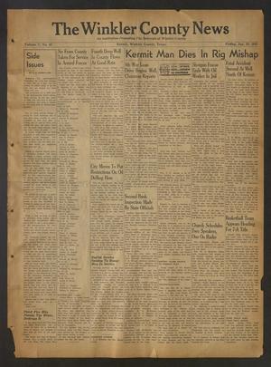 Primary view of object titled 'The Winkler County News (Kermit, Tex.), Vol. 7, No. 43, Ed. 1 Friday, January 28, 1944'.