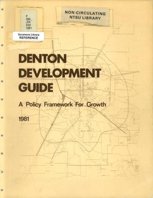 Denton Development Guide: A Policy Framework for Growth