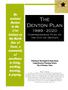 Primary view of The Denton plan 1999 - 2020 comprehensive plan of the City of Denton