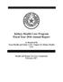 Primary view of Texas Kidney Health Care Program Annual Report: 2016