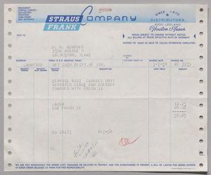 [Invoice for Servicing of a Carrier Unit, Repairing Leaks and Charging With Freon]