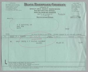 [Invoice for Hacksaw Blades, December 4, 1952]