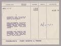 Thumbnail image of item number 1 in: '[Account Statement for Fishburn's, June 27, 1953]'.