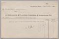 Text: [Invoice for Returning Empty Egg Cases to Plantersville, June 30, 195…