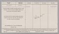 Primary view of [Account Statement for Levy Bros. Dry Goods Co., March 12, 1953]