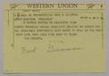 Primary view of [Telegram from Ted Crosby to Harris L. Kempner, December 4, 1959]