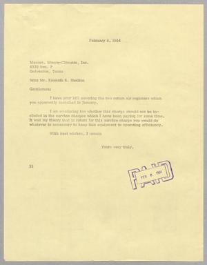 [Letter from Harris L. Kempner to Moore-Climatic, Inc., February 6, 1964]