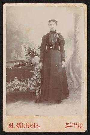 [Portrait of an Unknown Woman in a Black Dress]