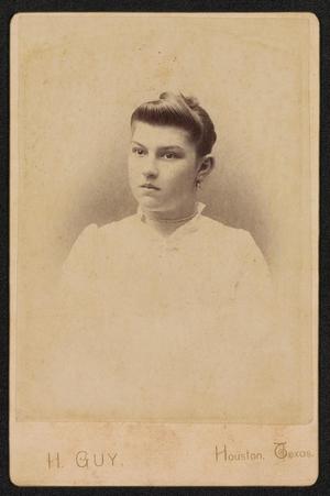 Primary view of object titled '[Portrait of an Unknown Woman with a Pearl Choker]'.