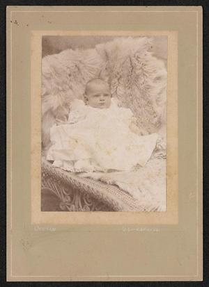 [Portrait of an Unknown Baby on a Fur Blanket]