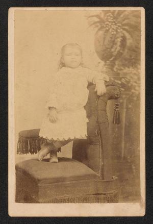 Primary view of object titled '[Portrait of Ola Gripon Holland as a Toddler]'.