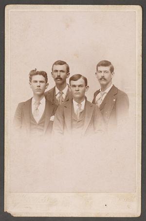 Primary view of [Portrait of Ed Williamson, Fuller Jackson Williamson, and Others]