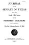Thumbnail image of item number 1 in: 'Journal of the Senate of Texas being the Fourth Called Session of the Forty-First Legislature'.
