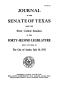 Thumbnail image of item number 1 in: 'Journal of the Senate of Texas being the First Called Session of the Forty-Second Legislature'.