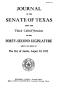 Thumbnail image of item number 1 in: 'Journal of the Senate of Texas being the Third Called Session of the Forty-Second Legislature'.