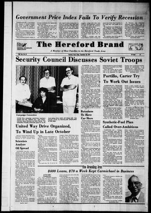 The Hereford Brand (Hereford, Tex.), Vol. 78, No. 63, Ed. 1 Friday, September 28, 1979