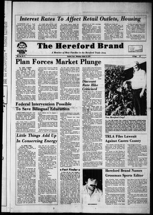 The Hereford Brand (Hereford, Tex.), Vol. 78, No. 71, Ed. 1 Wednesday, October 10, 1979