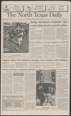 The North Texas Daily (Denton, Tex.), Vol. 75, No. 29, Ed. 1 Tuesday, October 20, 1992