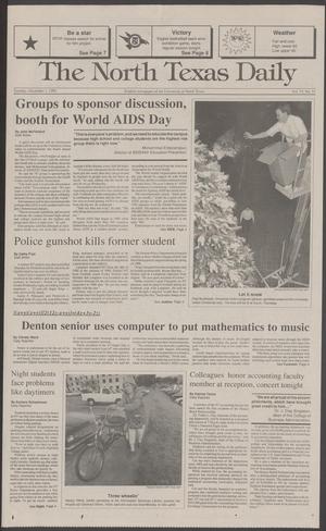 The North Texas Daily (Denton, Tex.), Vol. 75, No. 51, Ed. 1 Tuesday, December 1, 1992