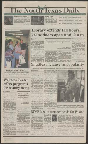 The North Texas Daily (Denton, Tex.), Vol. 84, No. 67, Ed. 1 Tuesday, September 7, 1999