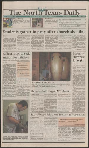 The North Texas Daily (Denton, Tex.), Vol. 84, No. 12, Ed. 1 Friday, September 17, 1999