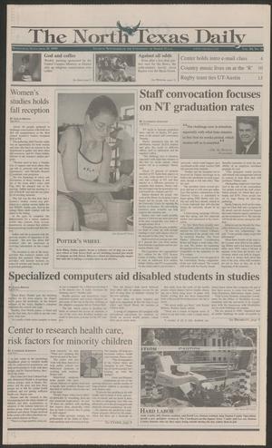 The North Texas Daily (Denton, Tex.), Vol. 84, No. 18, Ed. 1 Wednesday, September 29, 1999