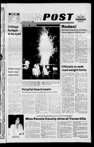 Primary view of object titled 'Panola County Post (Carthage, Tex.), Vol. 12, No. 13, Ed. 1 Sunday, July 7, 1985'.