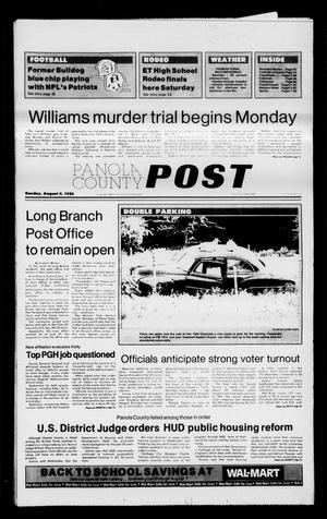 Panola County Post (Carthage, Tex.), Vol. 12, No. 17, Ed. 1 Sunday, August 4, 1985