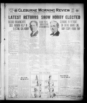 Cleburne Morning Review (Cleburne, Tex.), Ed. 1 Sunday, July 28, 1918