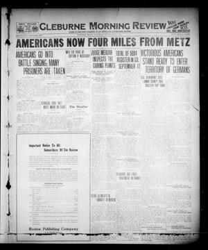 Cleburne Morning Review (Cleburne, Tex.), Ed. 1 Saturday, September 14, 1918