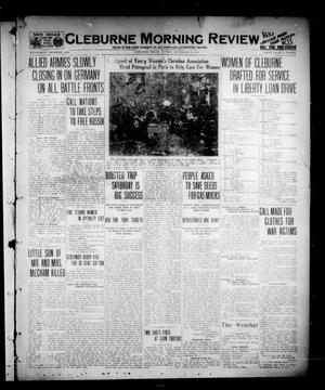 Cleburne Morning Review (Cleburne, Tex.), Ed. 1 Sunday, September 22, 1918