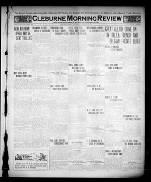 Cleburne Morning Review (Cleburne, Tex.), Ed. 1 Wednesday, October 30, 1918