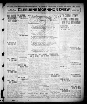 Cleburne Morning Review (Cleburne, Tex.), Ed. 1 Thursday, November 28, 1918