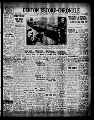 Denton Record-Chronicle (Denton, Tex.), Vol. 26, No. 191, Ed. 1 Friday, March 25, 1927
