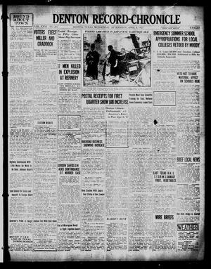 Denton Record-Chronicle (Denton, Tex.), Vol. 26, No. 201, Ed. 1 Wednesday, April 6, 1927