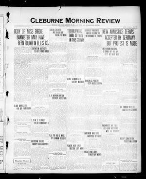 Primary view of object titled 'Cleburne Morning Review (Cleburne, Tex.), Ed. 1 Tuesday, February 18, 1919'.