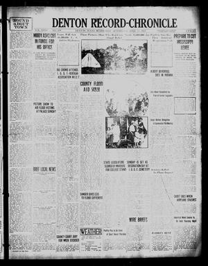 Denton Record-Chronicle (Denton, Tex.), Vol. 26, No. 219, Ed. 1 Wednesday, April 27, 1927