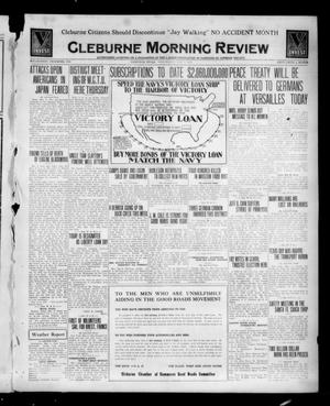 Cleburne Morning Review (Cleburne, Tex.), Ed. 1 Wednesday, May 7, 1919