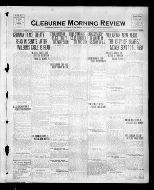 Primary view of object titled 'Cleburne Morning Review (Cleburne, Tex.), Ed. 1 Tuesday, June 10, 1919'.