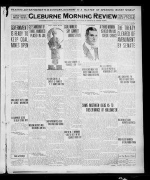 Cleburne Morning Review (Cleburne, Tex.), Ed. 1 Thursday, October 30, 1919