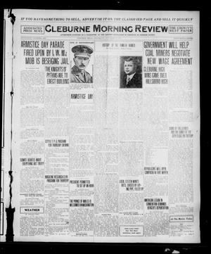 Primary view of object titled 'Cleburne Morning Review (Cleburne, Tex.), Ed. 1 Wednesday, November 12, 1919'.