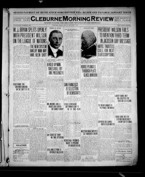 Cleburne Morning Review (Cleburne, Tex.), Ed. 1 Friday, January 9, 1920